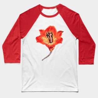 Lily Flower Baseball T-Shirt